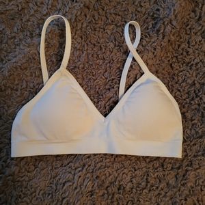 Girls White Bra